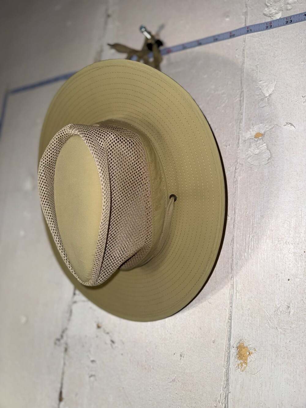 Henschel Hat Co Aussie Breezer Mesh Khaki Safari Sun Hat Made in USA Size M